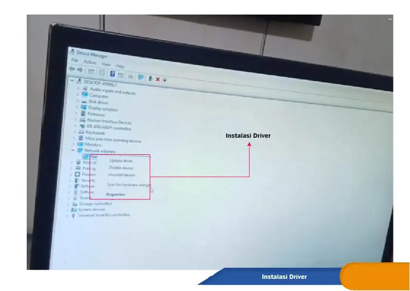 Proses pemasangan aplikasi atau software pada komputer agar dapat dijalankan oleh pengguna.